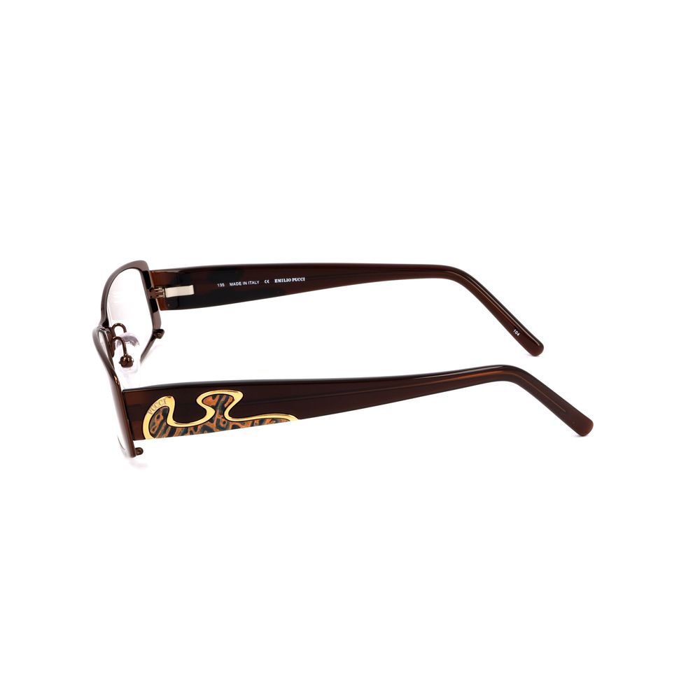Emilio Pucci Tweekleurige Metalen Bril (Montuur)