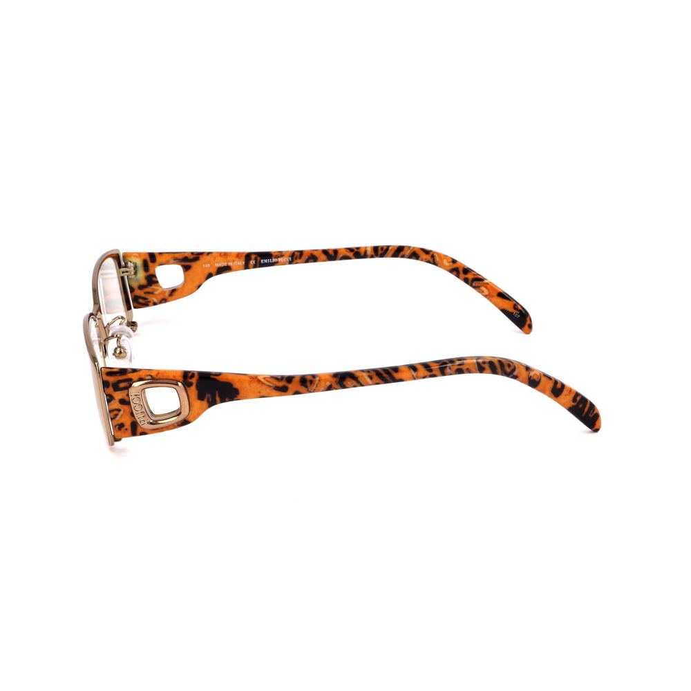 Emilio Pucci Bicolor Metalen Bril (Montuur)