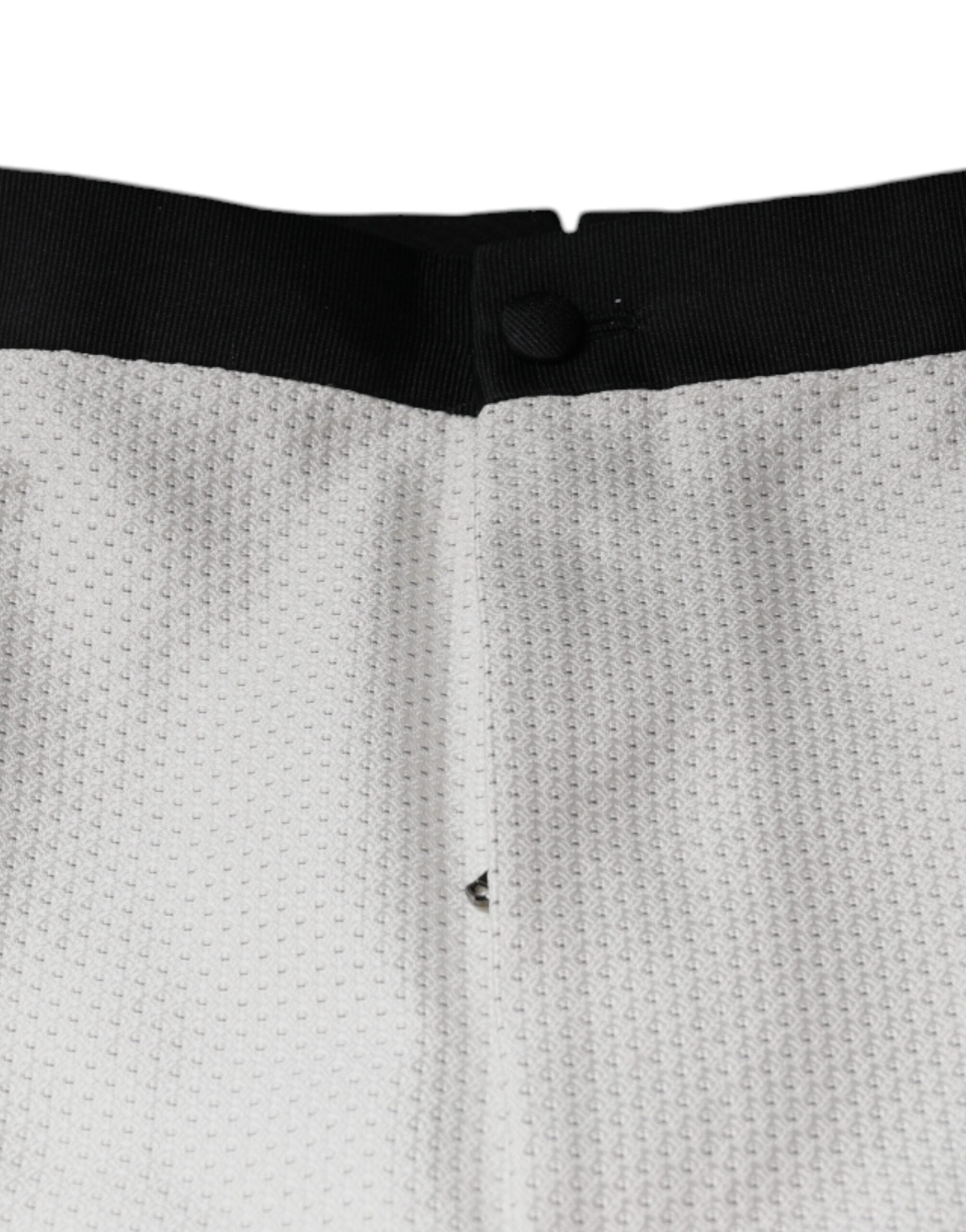 Dolce & Gabbana Witte Polyester Formele Pantalon