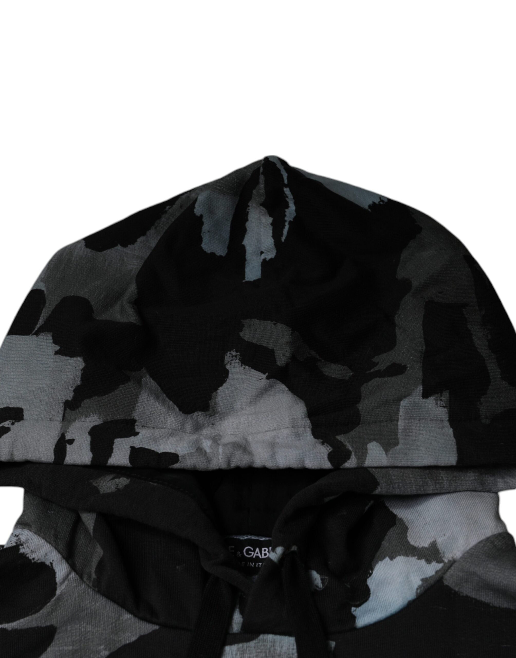 Dolce & Gabbana Mehrfarbiger Tarnmuster Kapuzenpullover für Herren (Kopie)
