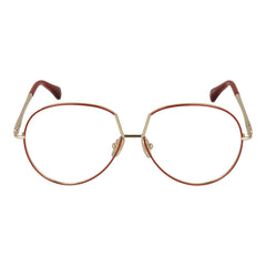 Max Mara Oranje Metalen Bril (Montuur)