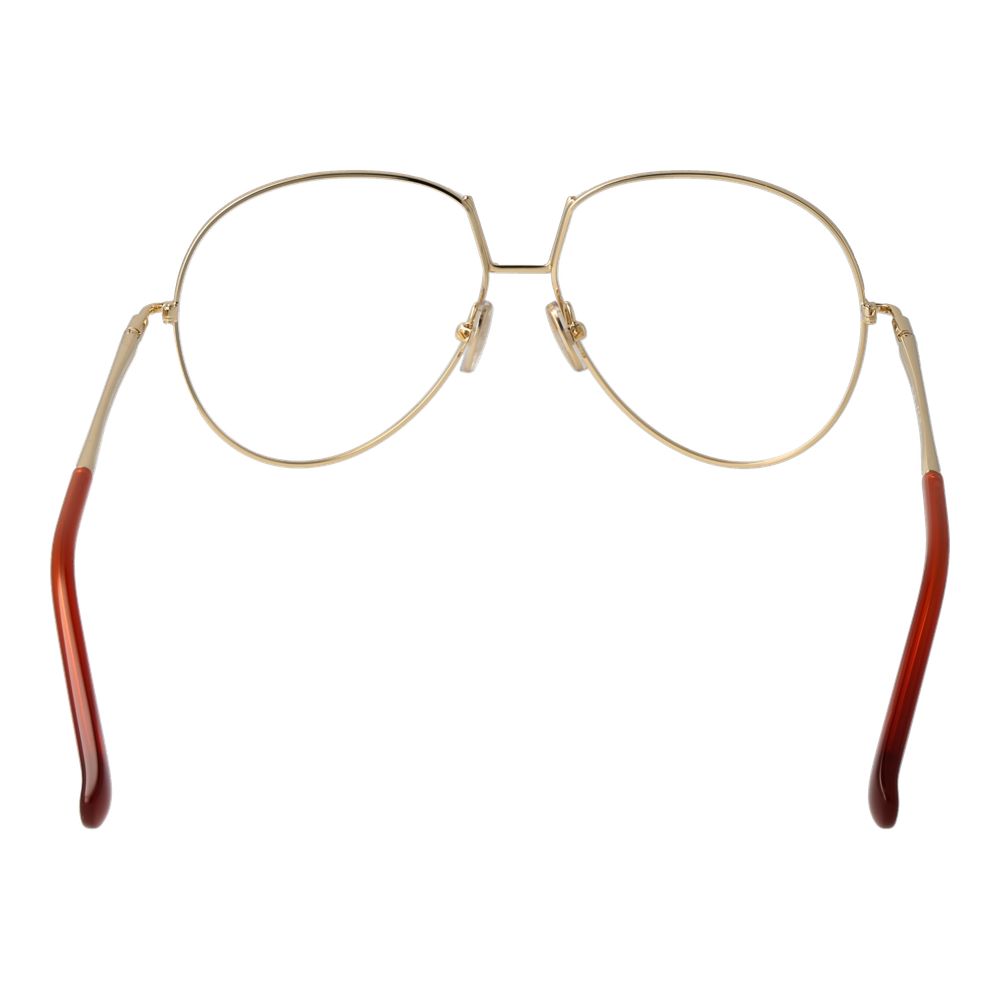Max Mara Oranje Metalen Bril (Montuur)