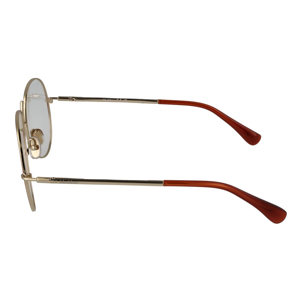 Max Mara Oranje Metalen Bril (Montuur)
