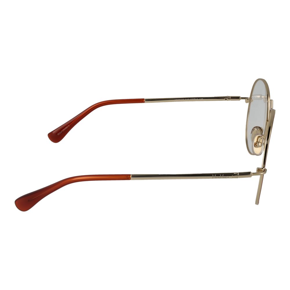 Max Mara Oranje Metalen Bril (Montuur)