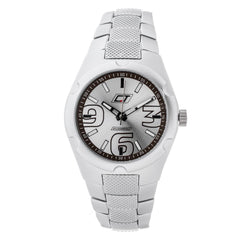 Chronotech Silver Stainless Steel Dress Watch
