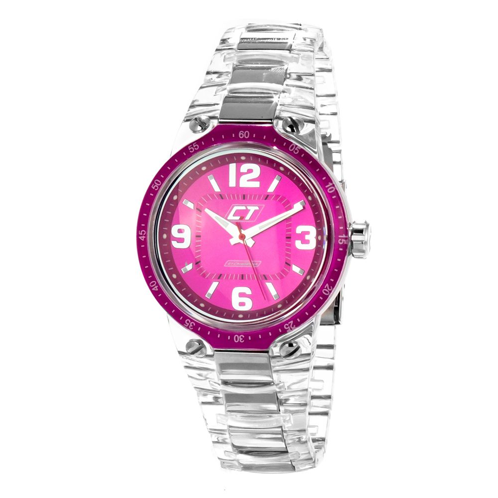 Chronotech Transparant Polycarbonaat Horloge