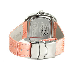 Chronotech veelkleurig leren gekleed horloge