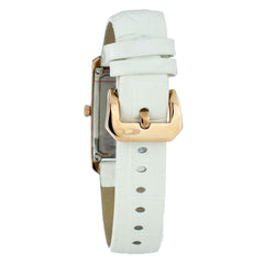 Chronotech Wit Lederen Horloge