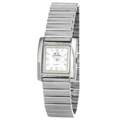 Chronotech Zilver Roestvrijstalen Geklede Horloge