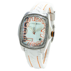 Chronotech White Rubber Dress Watch