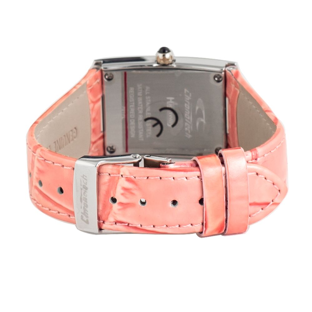 Chronotech Mehrfarbige Lederarmbanduhr