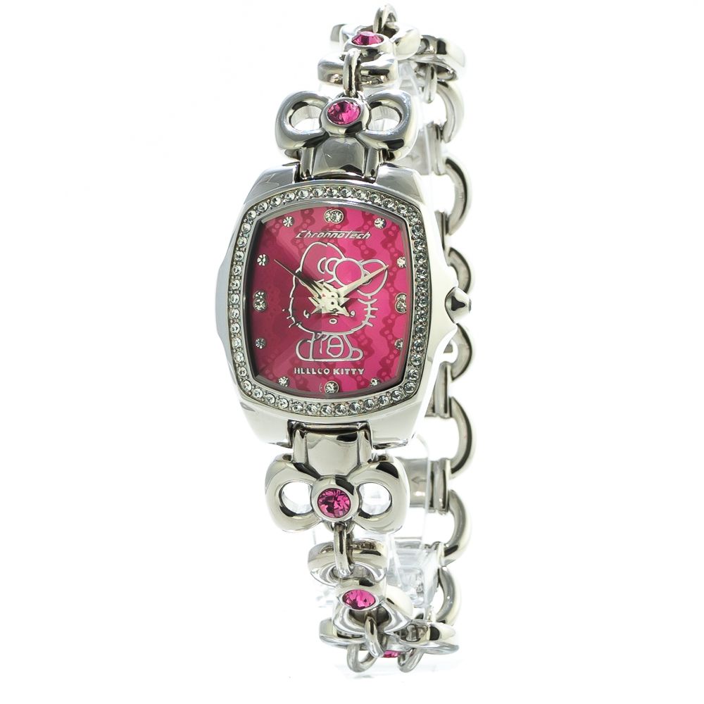 Chronotech Silver Stainless Steel Dress Watch