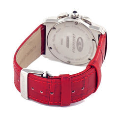 Chronotech Multicolor Leren Gekleed Horloge
