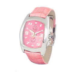 Chronotech Zilveren Roestvrijstalen Armbandhorloge