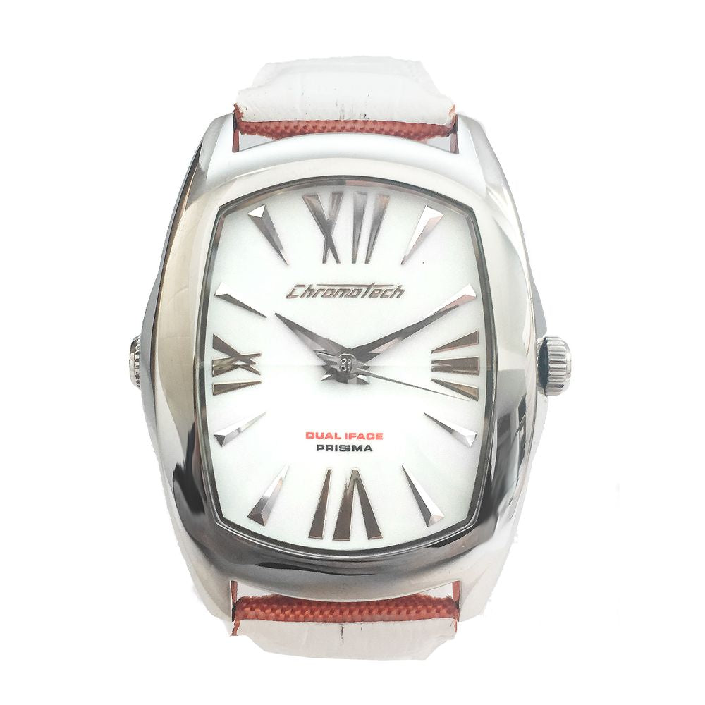 Chronotech Orange Leder Dress Watch