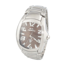 Chronotech Silver Stainless Steel Dress Watch