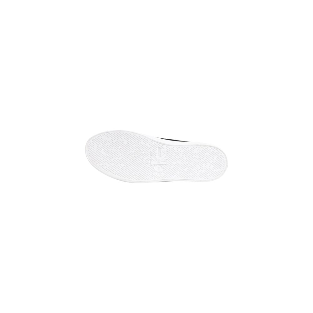 Calvin Klein Jeans Schwarze Plateau-Sneakers aus Wildleder