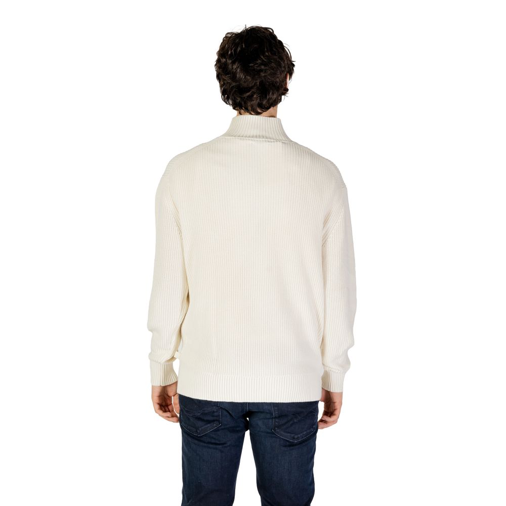 Calvin Klein Jeans Beige Katoenen Sweatshirt