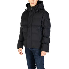 Replay Black Polyamide Coat