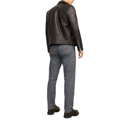 Jack Jones Gray Cotton Casual Pants