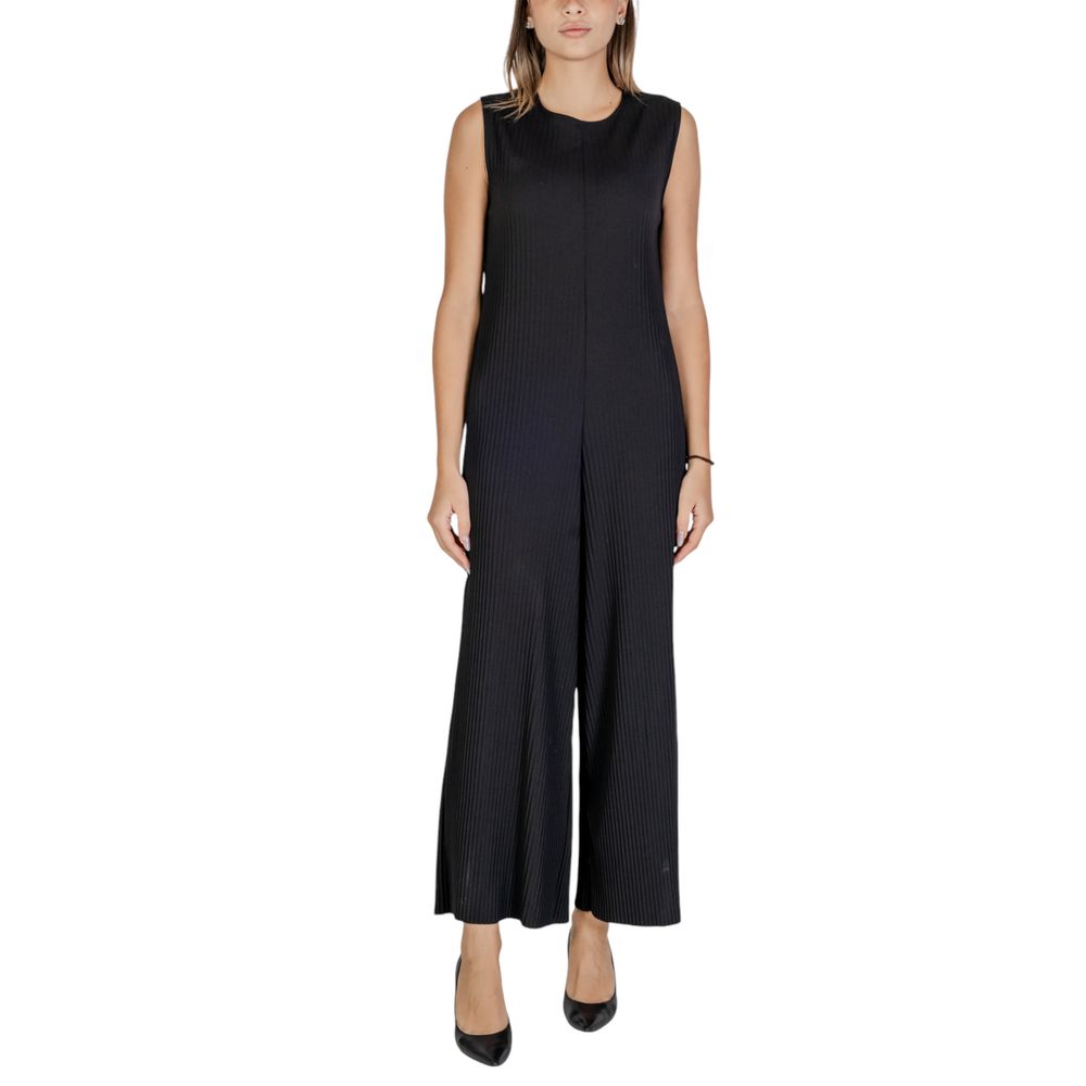 Sandro Ferrone Schwarze Polyester-Strampler