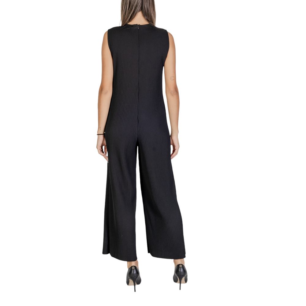 Sandro Ferrone Schwarze Polyester-Strampler