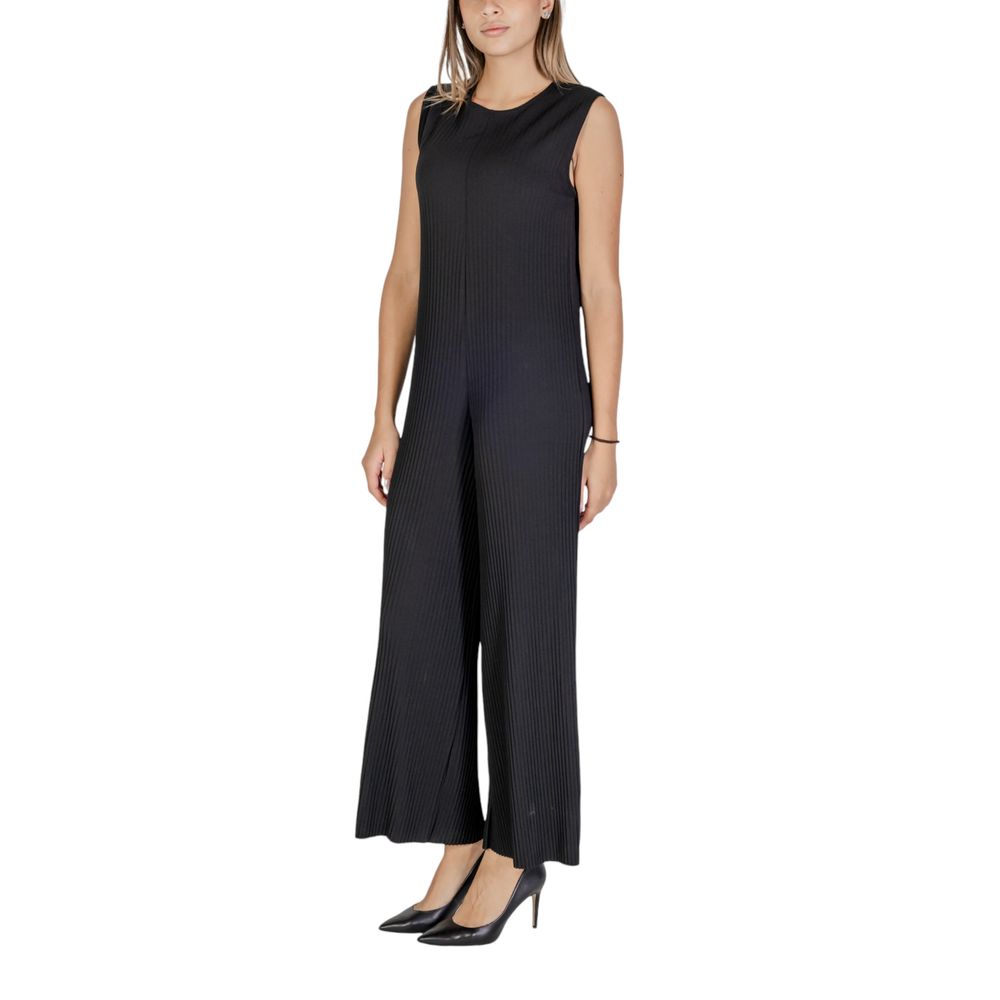 Sandro Ferrone Schwarze Polyester-Strampler