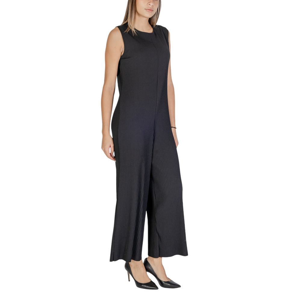 Sandro Ferrone Schwarze Polyester-Strampler