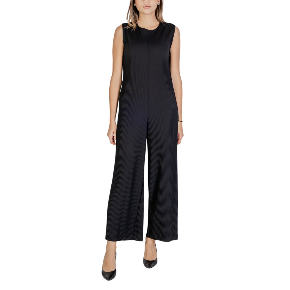 Sandro Ferrone Schwarze Polyester-Strampler