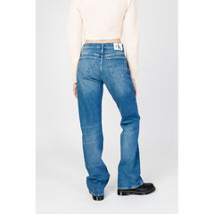 Calvin Klein Jeans Blauwe katoenen mom jeans