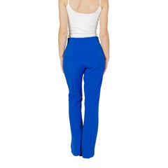 Nur blaue Schlaghose aus recyceltem Polyester