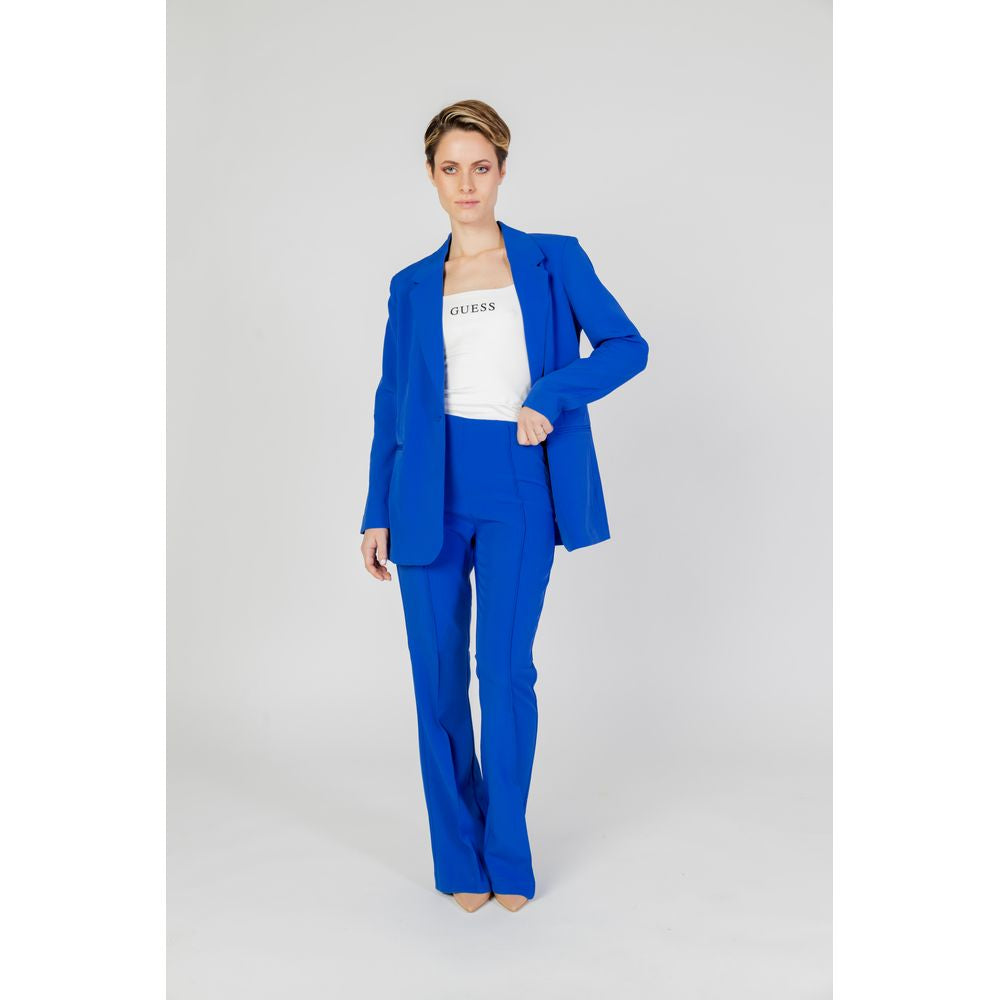 Nur blaue Schlaghose aus recyceltem Polyester