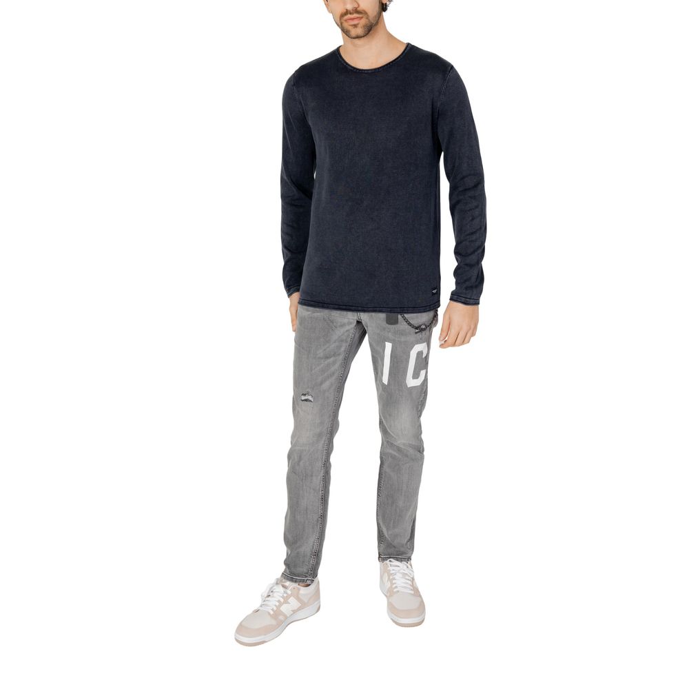 Jack Jones Blaues Baumwoll-Sweatshirt