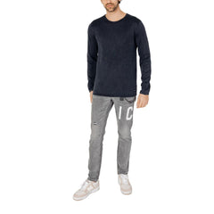 Jack Jones Blaues Baumwoll-Sweatshirt