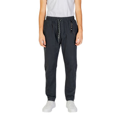 Gianni Lupo Gray Cotton Pant