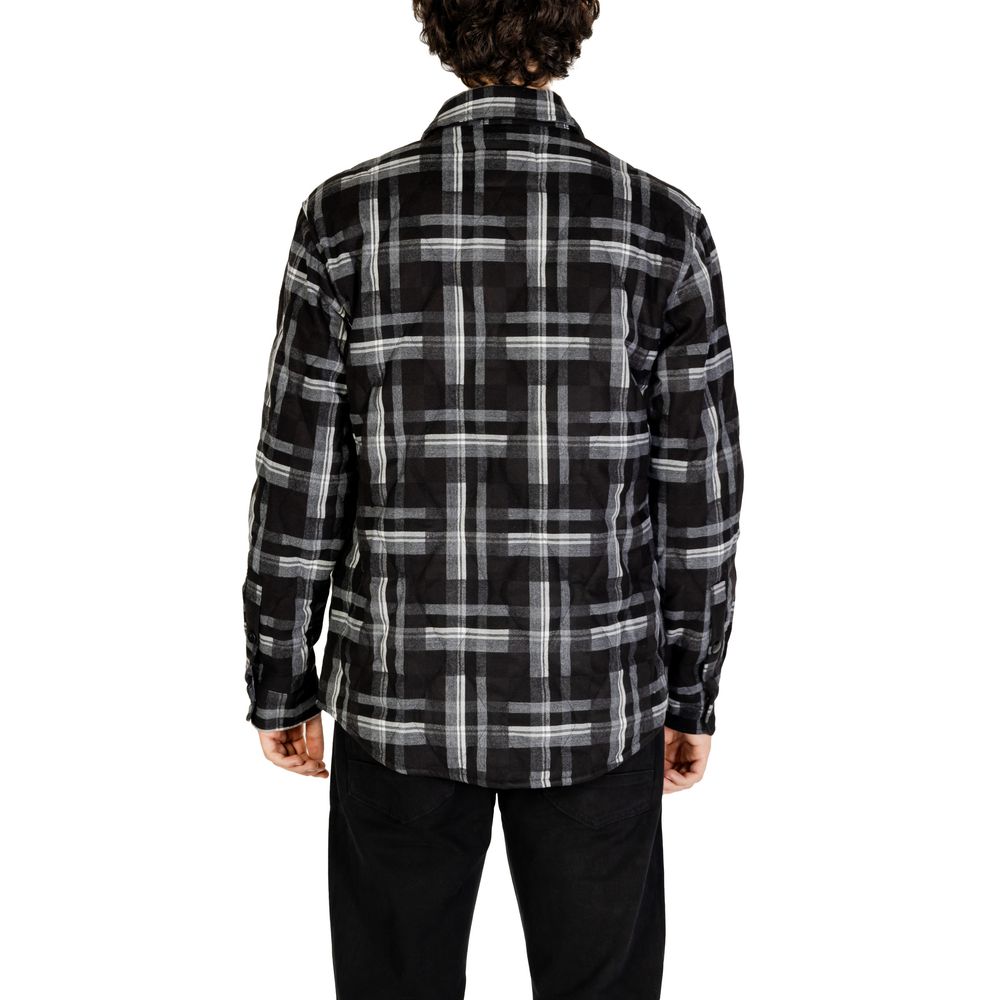 Gianni Lupo Zwarte Polyester Jas