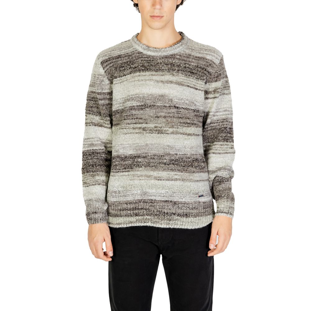 Gianni Lupo Graues Polyacryl-Sweatshirt