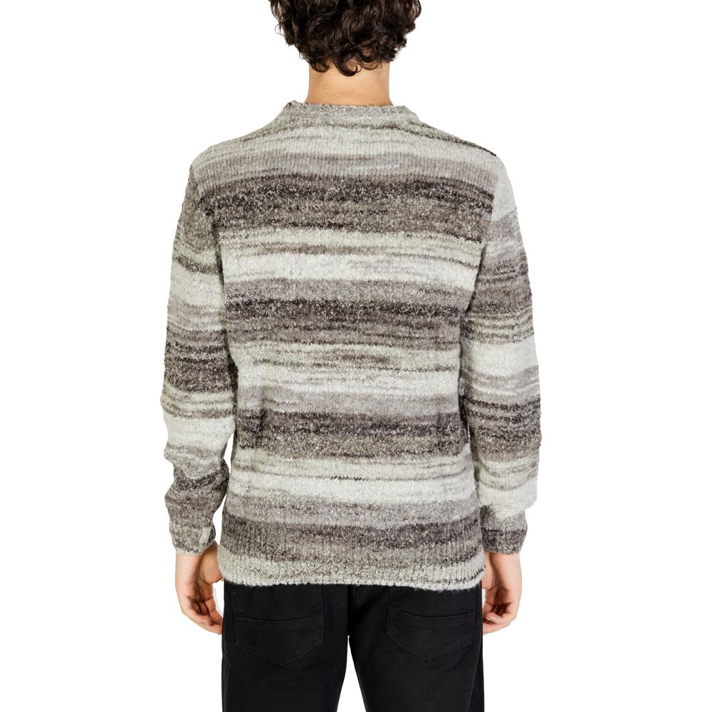 Gianni Lupo Graues Polyacryl-Sweatshirt