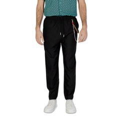 Gianni Lupo Black Polyester Pant