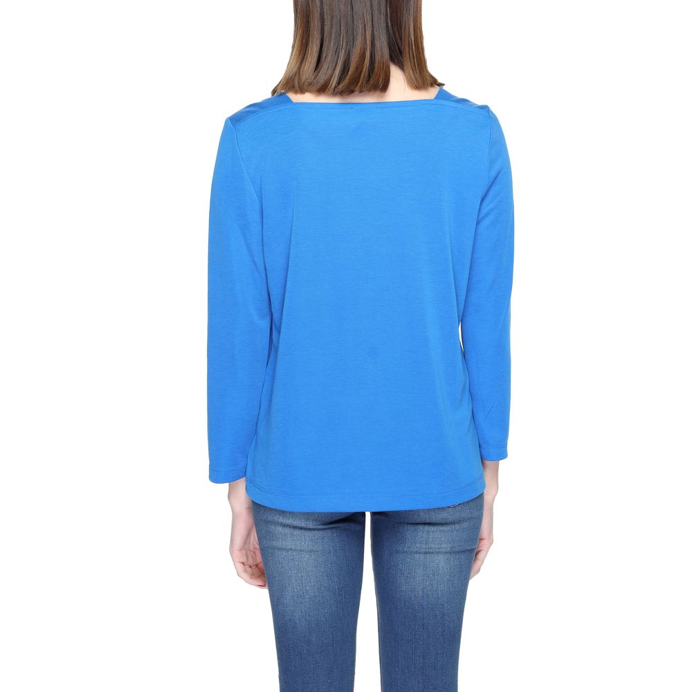 Street One Blaues Modal Langarmshirt