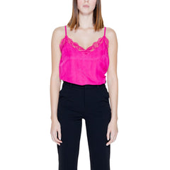 Vila Clothes Roze Viscose Tanktops