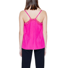 Vila Clothes Roze Viscose Tanktops