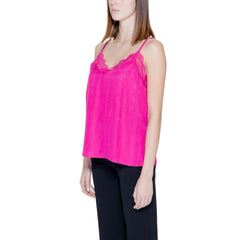 Vila Clothes Roze Viscose Tanktops