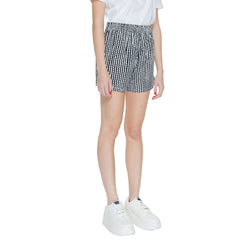 Alleen zwarte viscose shorts