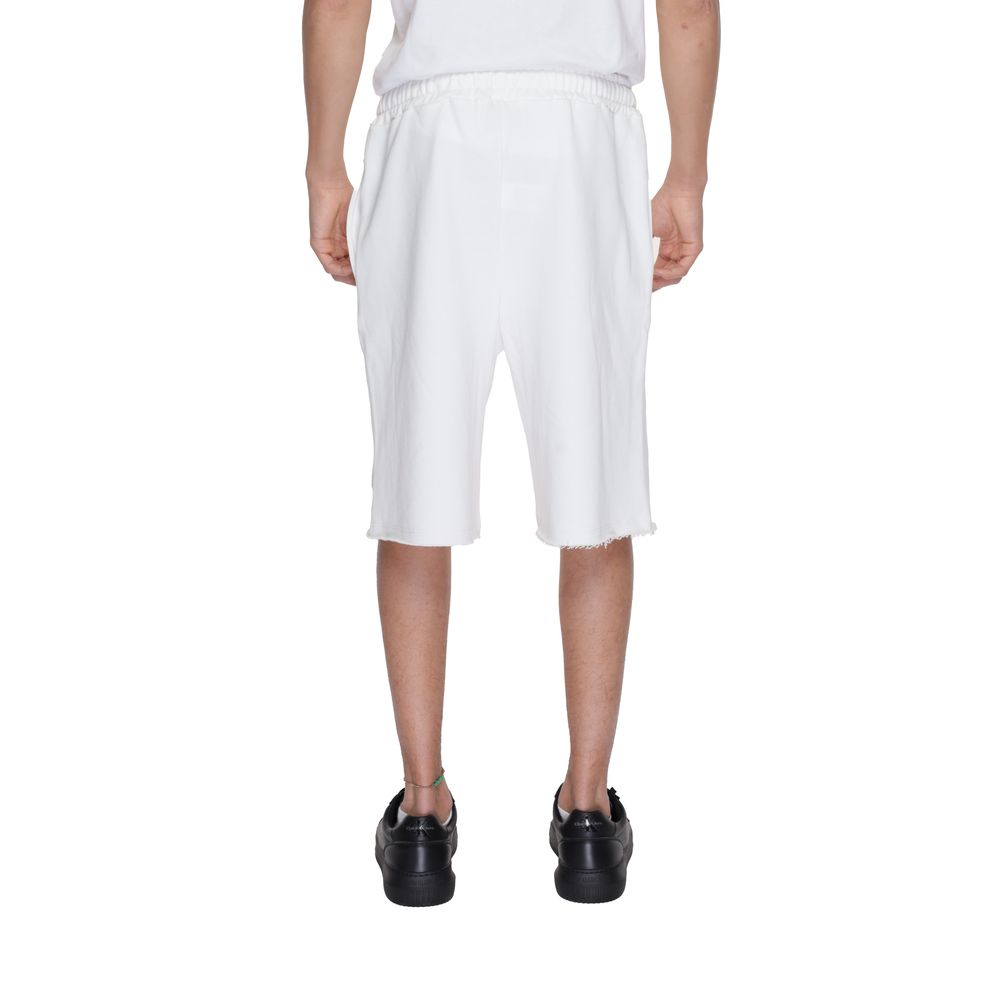Underclub Witte Katoenen Bermuda Shorts