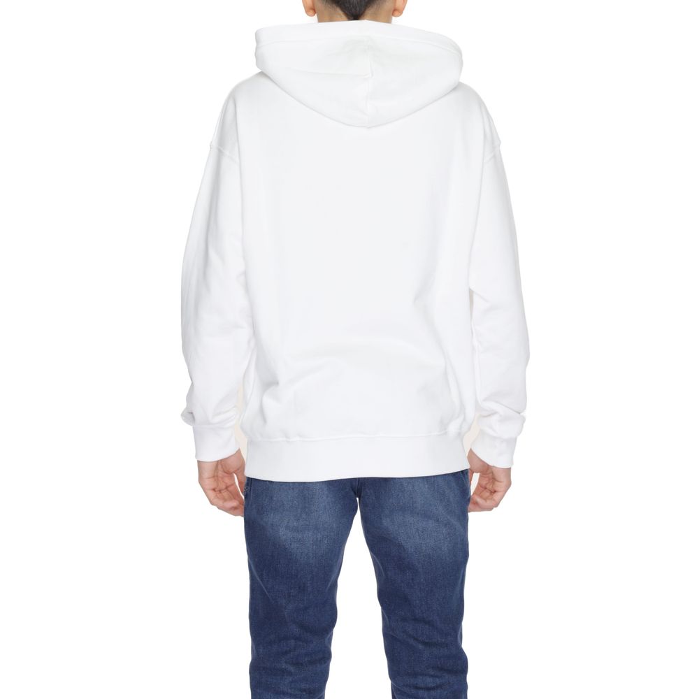 Underclub Weißer Baumwoll-Hoodie