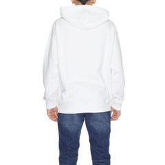 Underclub Weißer Baumwoll-Hoodie