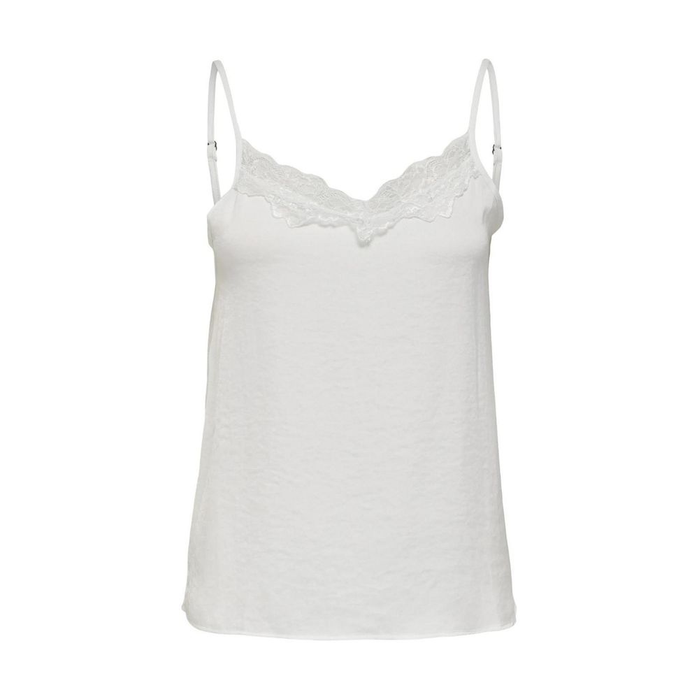 Jacqueline De Yong Weißes Polyester-Tanktop