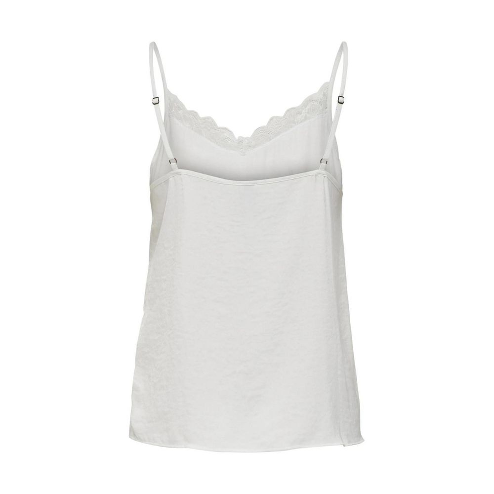 Jacqueline De Yong Weißes Polyester-Tanktop
