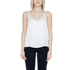 Jacqueline De Yong Weißes Polyester-Tanktop
